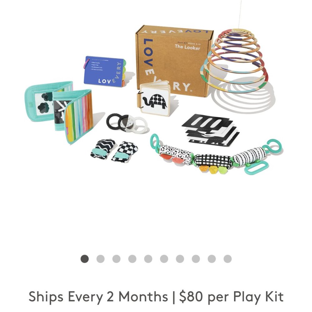 Lovevery play kit (0-12weeks)